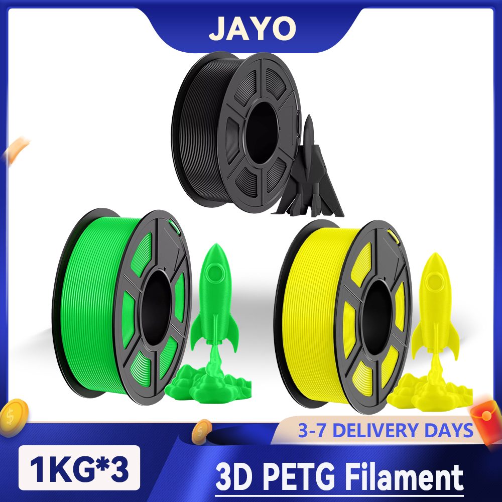 Pla Filament 1.75Mm - JAYO 3Rolls 3D PETG Filament 1.75mm