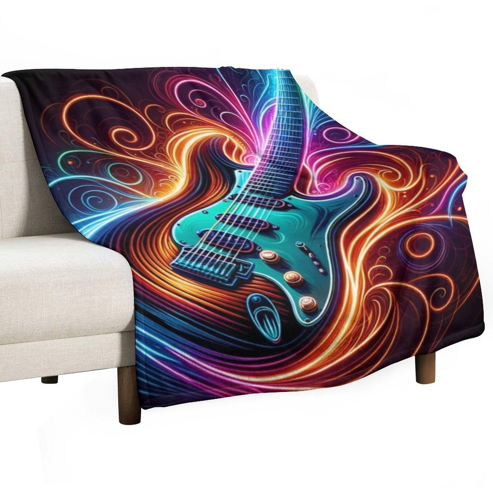 3D Printing Guitar - Neon Groove - Electric Guitar Vibes