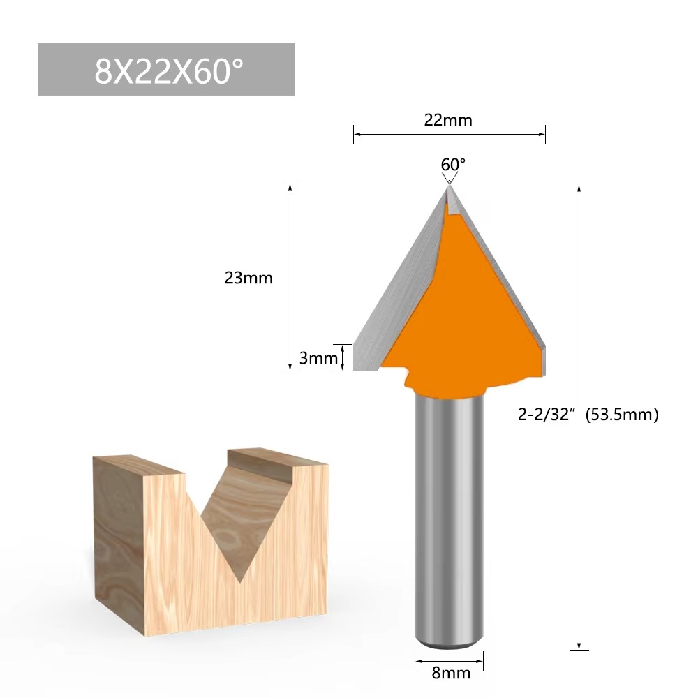 1PC 8MM Shank Milling Cutter W - 3D Printing Online recension och pris