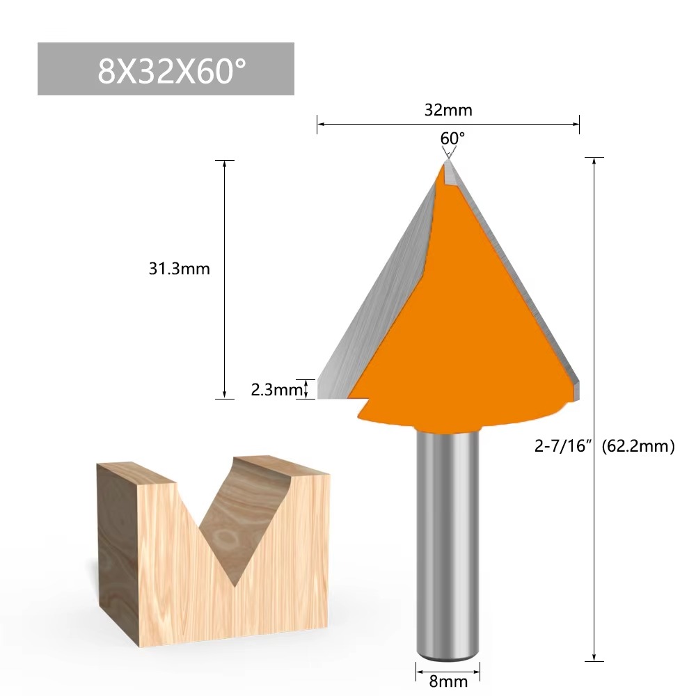 1PC 8MM Shank Milling Cutter W - 3D Printing Online recension och pris