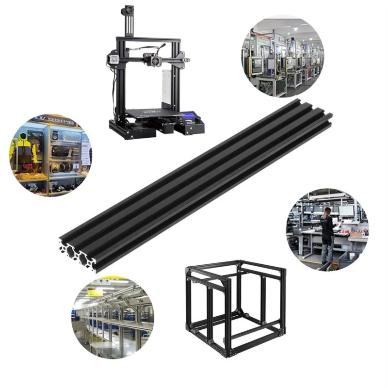 1Pcs Black Aluminum Profile 20 - V Slot Aluminum Extrusion recension och pris
