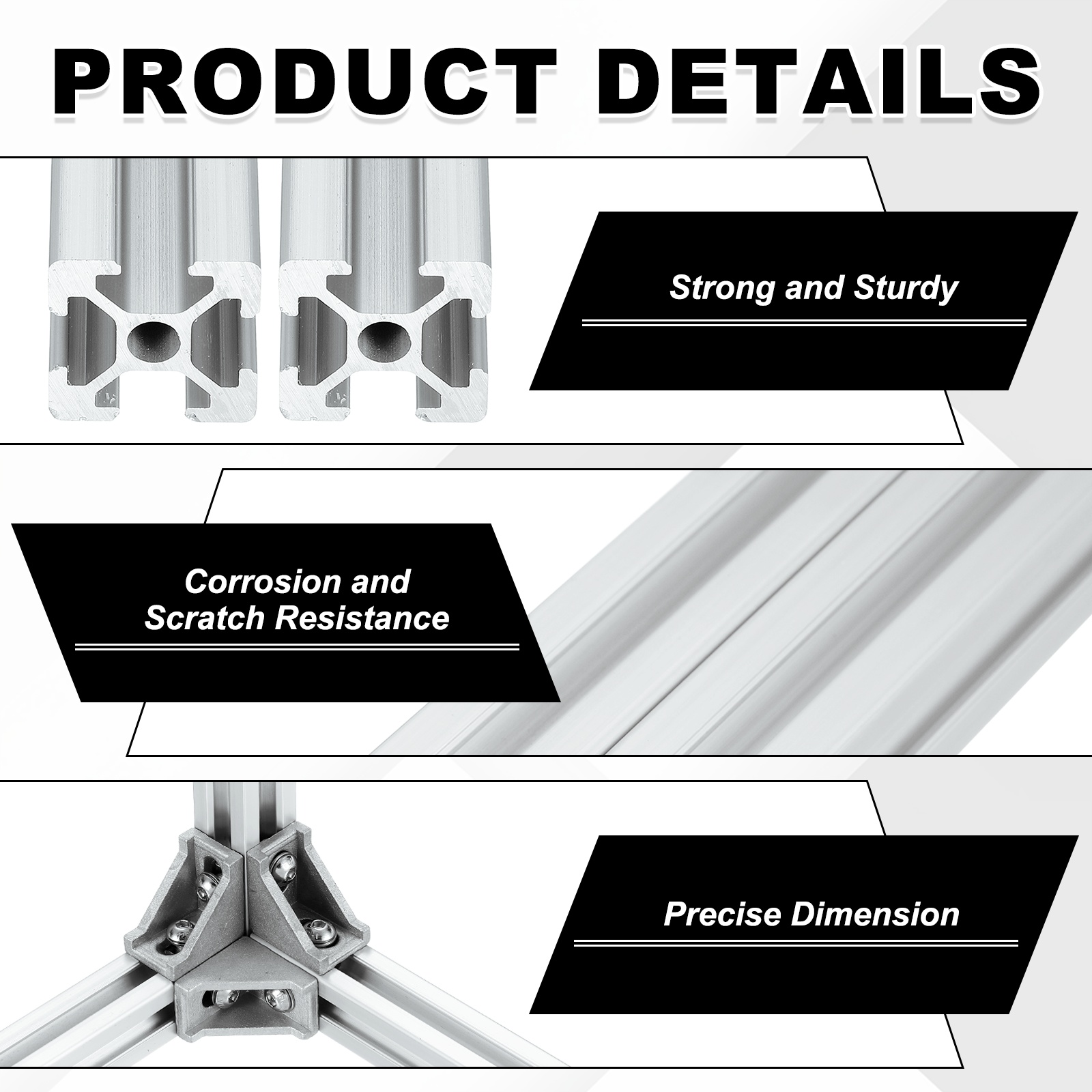 2Sets 100-400mm V Slot 2020 Al - V Slot Aluminum Extrusion recension och pris