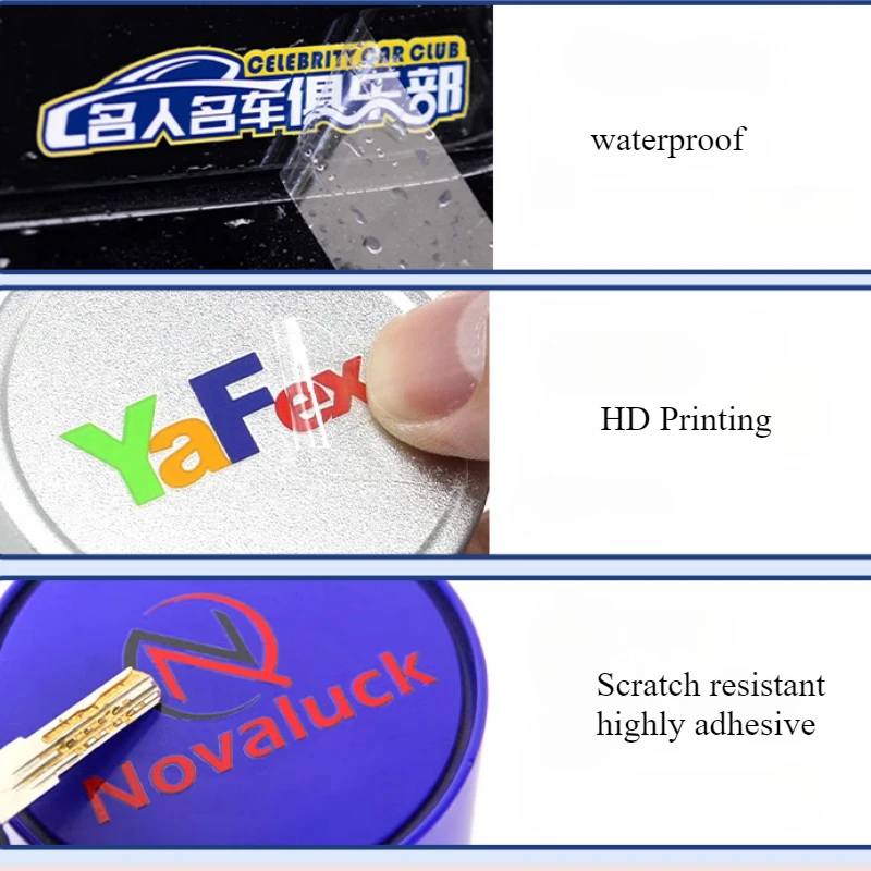 100PCS 3D Name Sticker Any Siz - 3D Printing Logo recension och pris