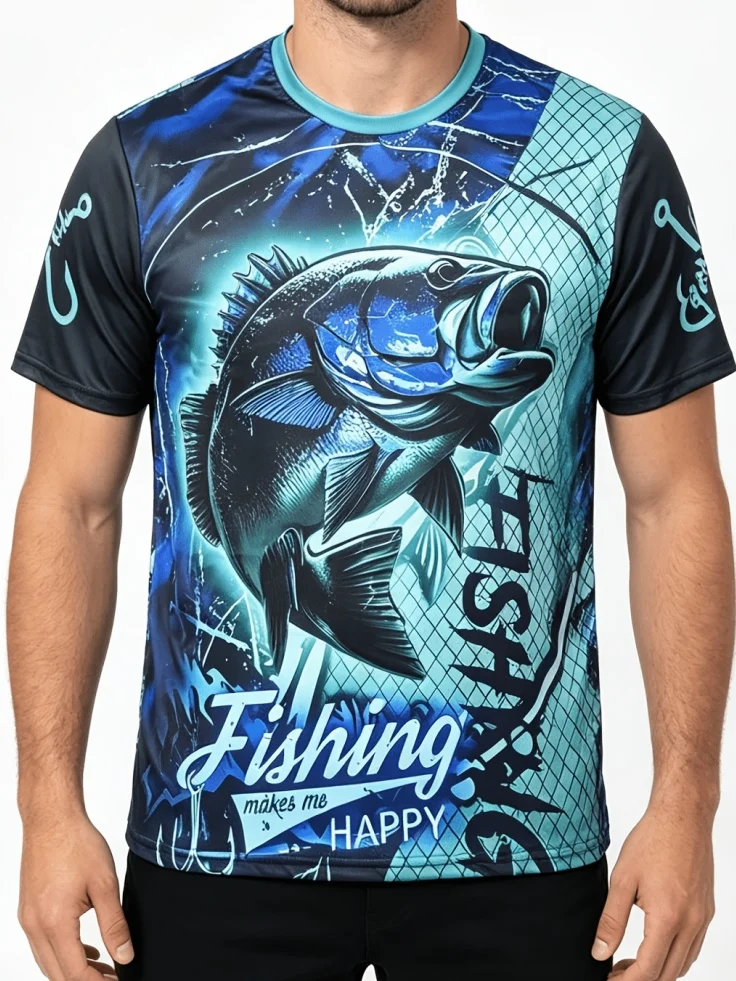 Fashion Men's 3D Fish Graphic  - 3D Printing Maket recension och pris