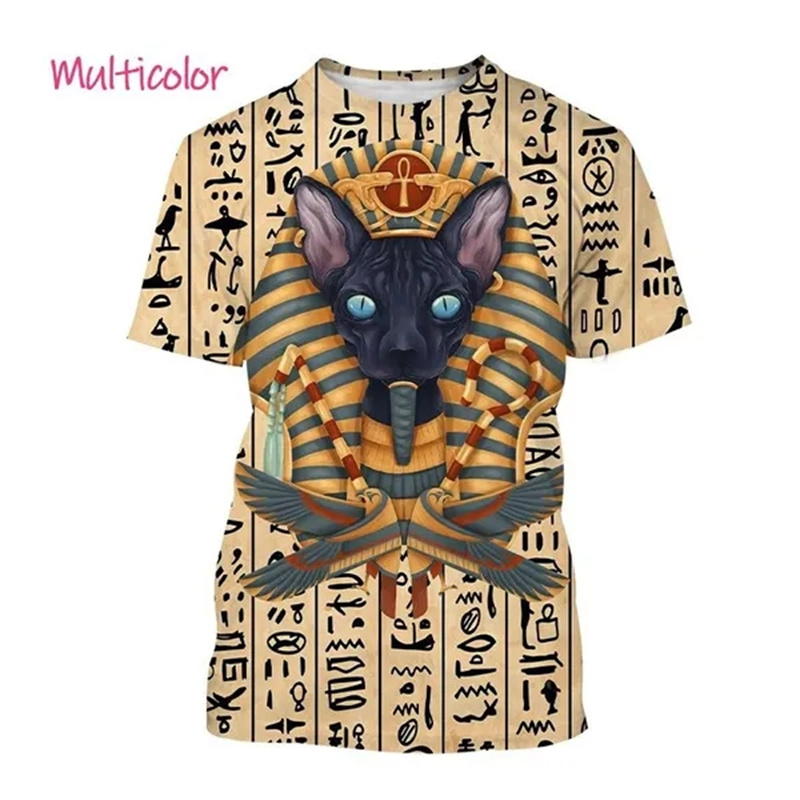 Summer New Pharaoh 3D Print T- - 3D Printing Online recension och pris