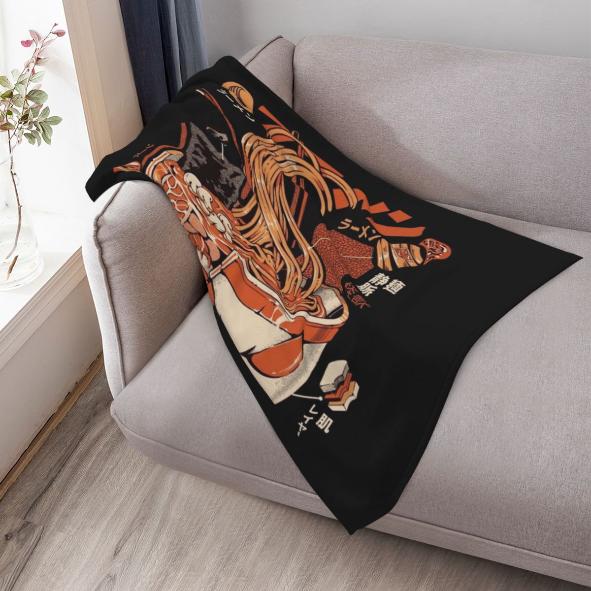 Black X-ray Great Ramen! Throw - 3D Printing X Ray recension och pris
