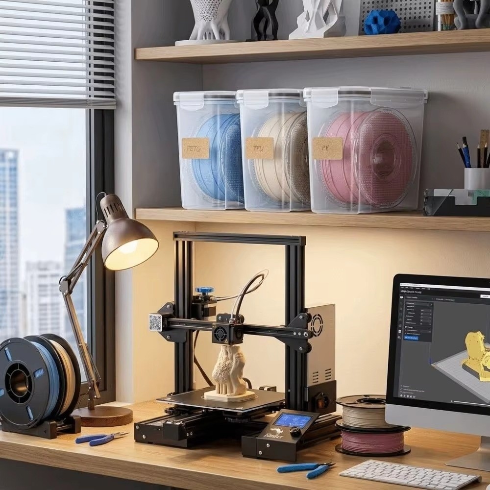 Transparent Filament Container - 3D Printing For Medical recension och pris