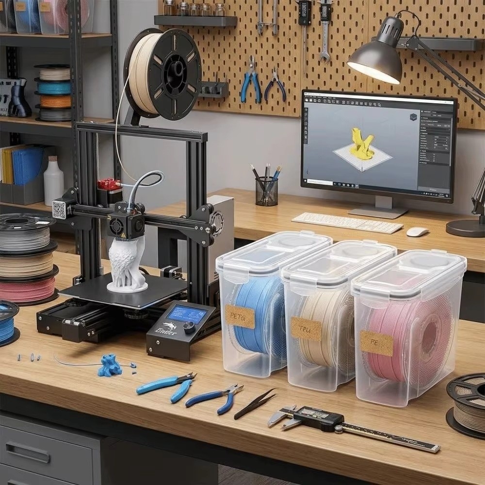 Transparent Filament Container - 3D Printing For Medical recension och pris