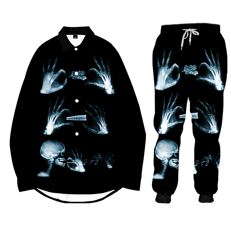 Hoodie pant Hip Hop Women/men  - 3D Printing X Ray recension och pris