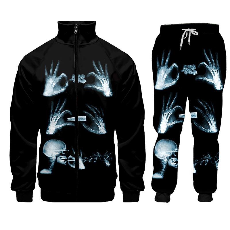 Hoodie pant Hip Hop Women/men  - 3D Printing X Ray recension och pris
