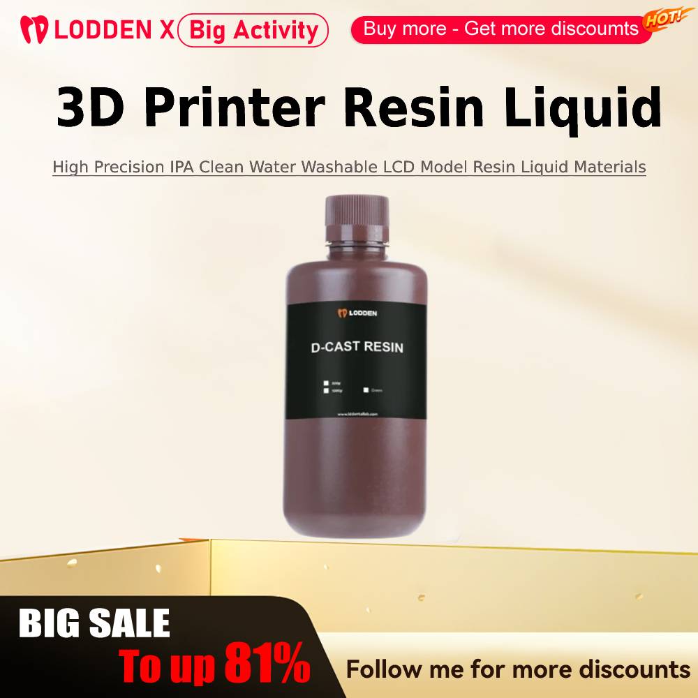 Lodden 3D Printer Resin Liquid - 3D Printing Liquid recension och pris