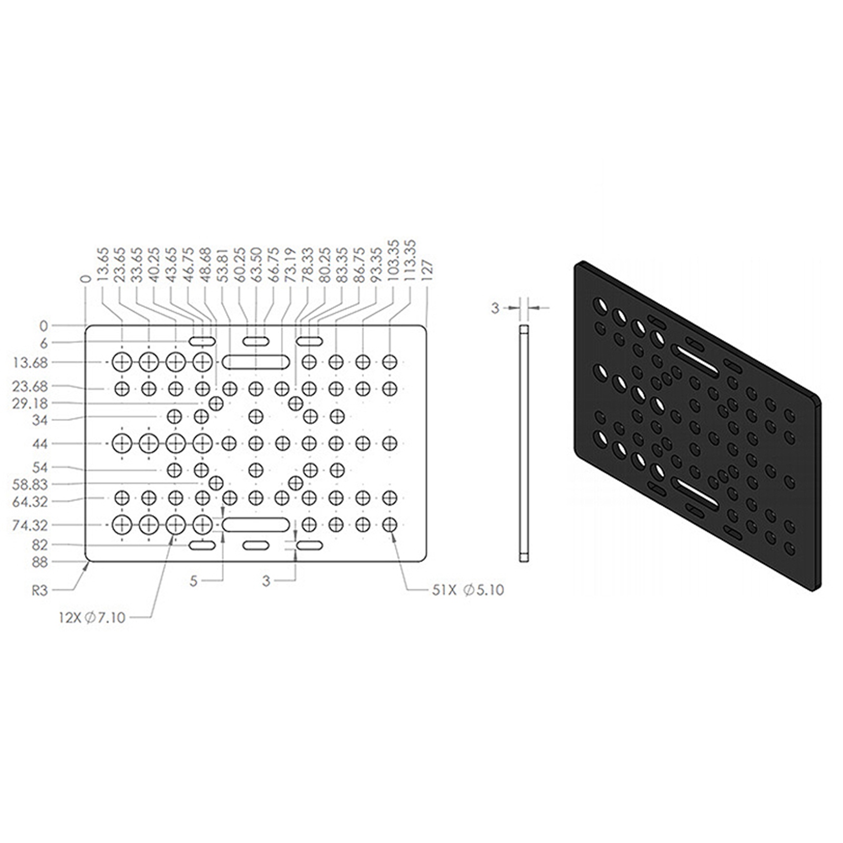 4X CNC Gantry Plate V Slot Uni - V Slot Aluminum Extrusion recension och pris