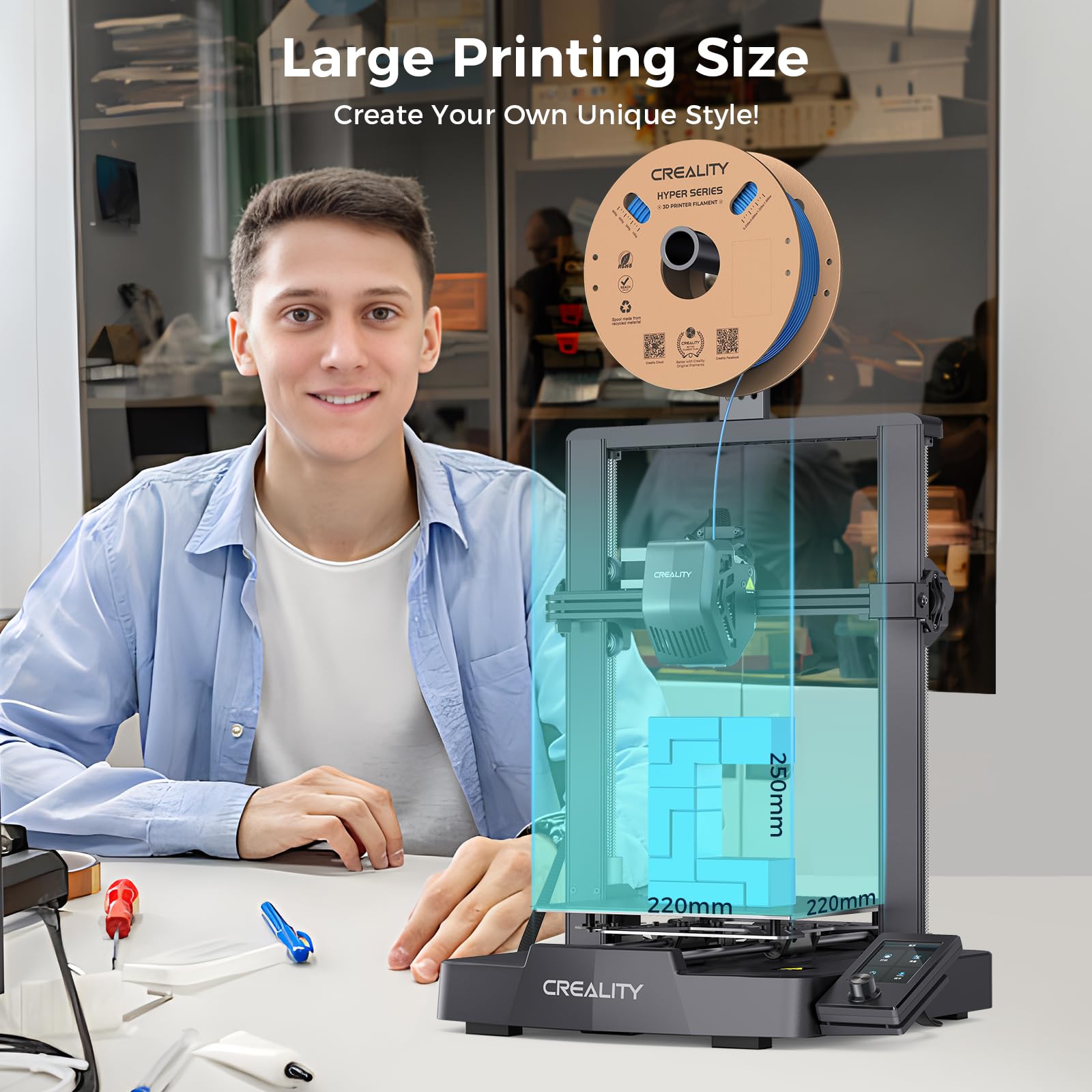 CREALITY Ender-3 V3 SE 3D Prin - 3D Printing Online recension och pris