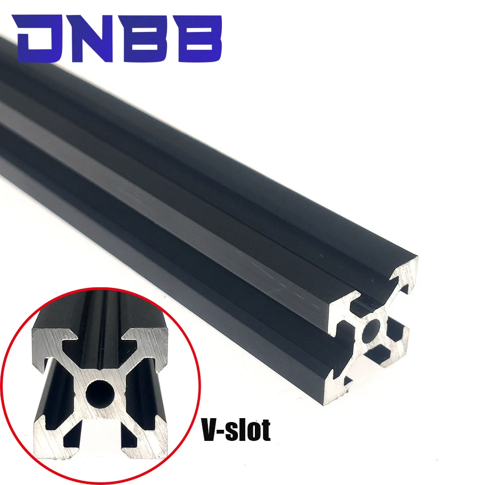 Black oxide 100-800mm 2020 V s - V Slot Aluminum Extrusion recension och pris