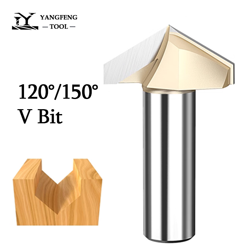 120 150 Degree V Bit 1/2 Shank - 3D Printing Online recension och pris