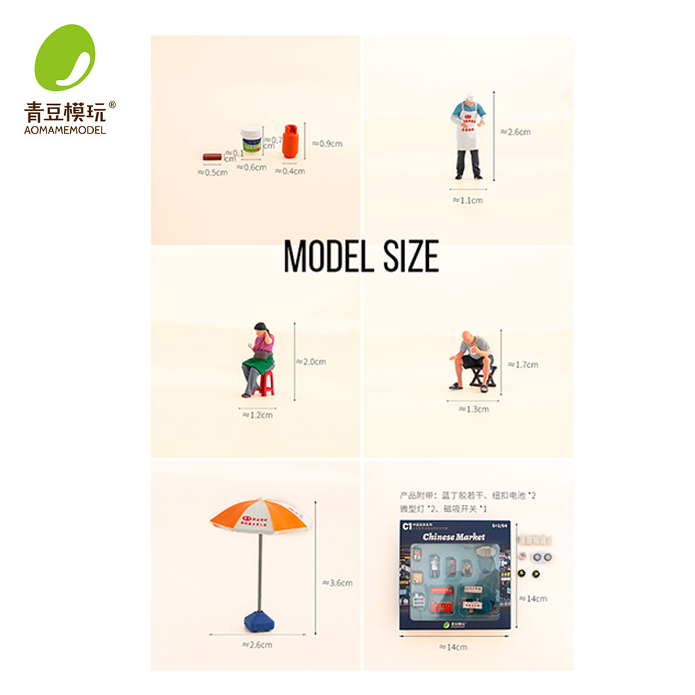 1/64 Night market s Model Kit- - 3D Printing Liquid recension och pris