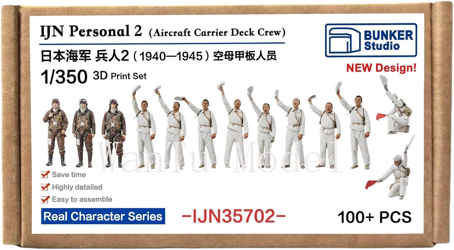 WWII IJN Personal 1/350 Scale  - 3D Printing Liquid recension och pris
