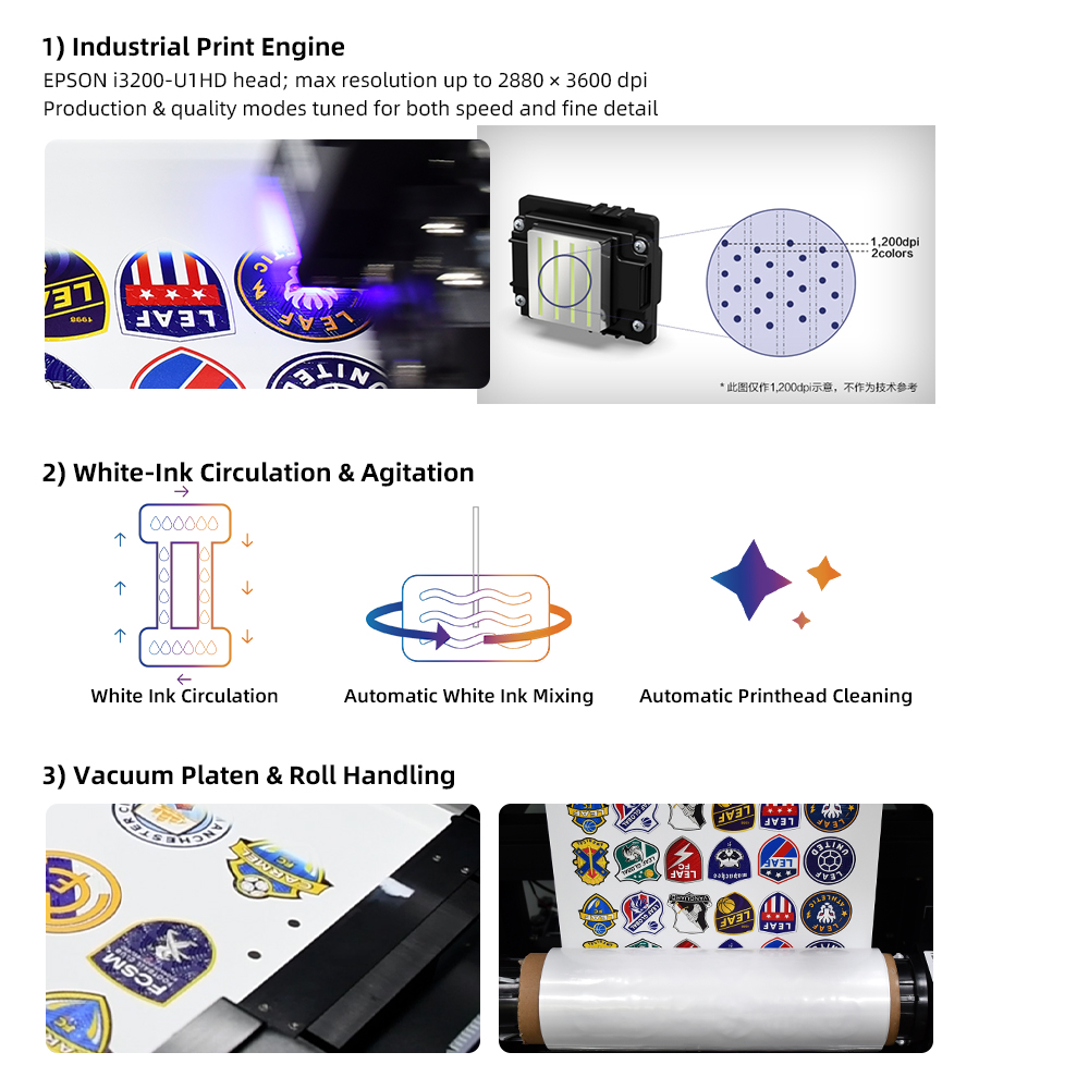 LEAF UV DTF Label Printer I320 - 3D Printing Logo recension och pris