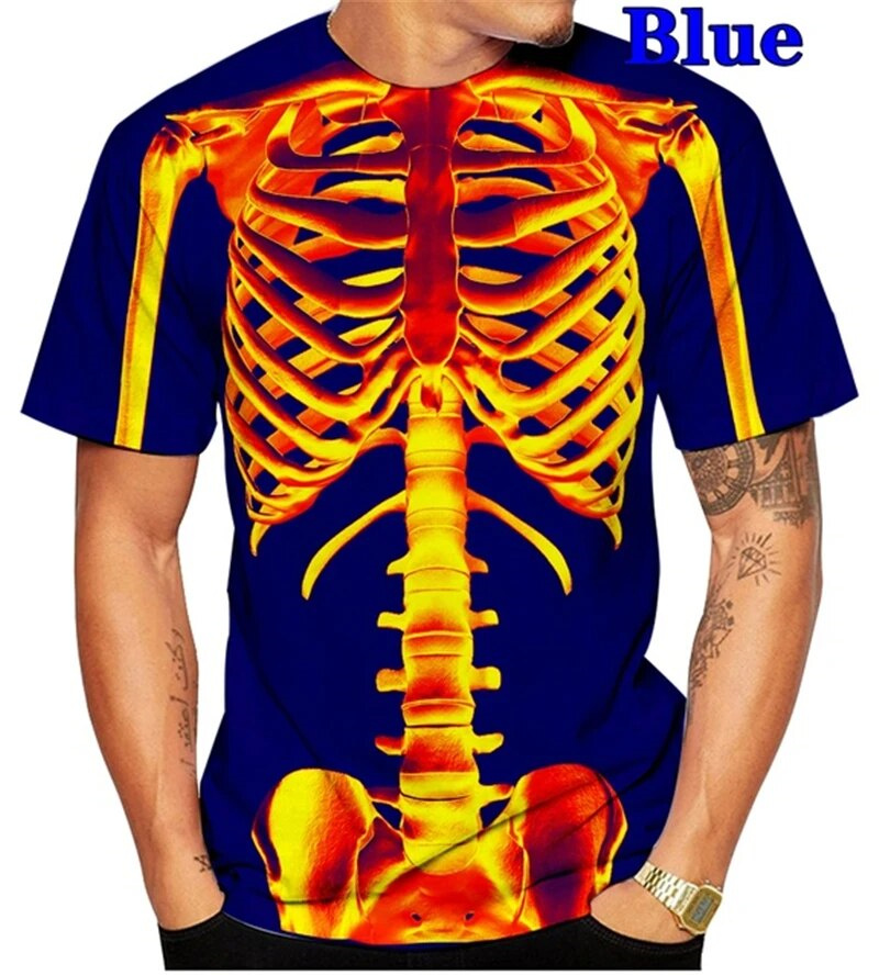 Horror Skull Skeleton Graphic  - 3D Printing X Ray recension och pris