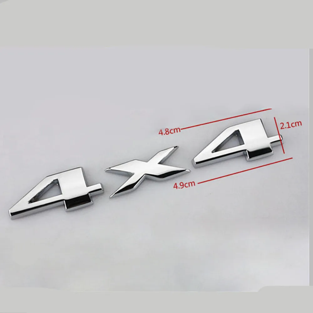1Pcs Car 3D Metal Stickers 4WD - 3D Printing Online recension och pris