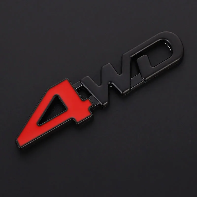 1Pcs Car 3D Metal Stickers 4WD - 3D Printing Online recension och pris