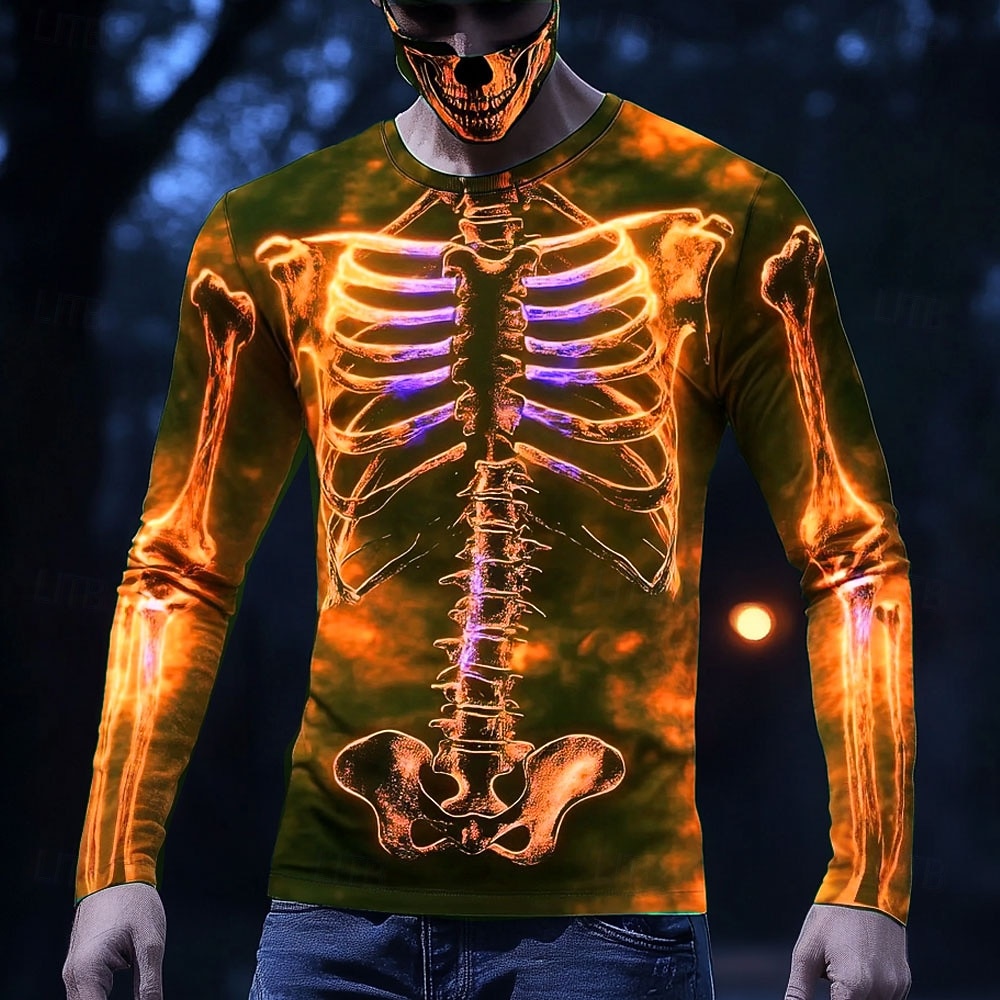 Men Glowing X-Ray Skeleton 3D  - 3D Printing X Ray recension och pris