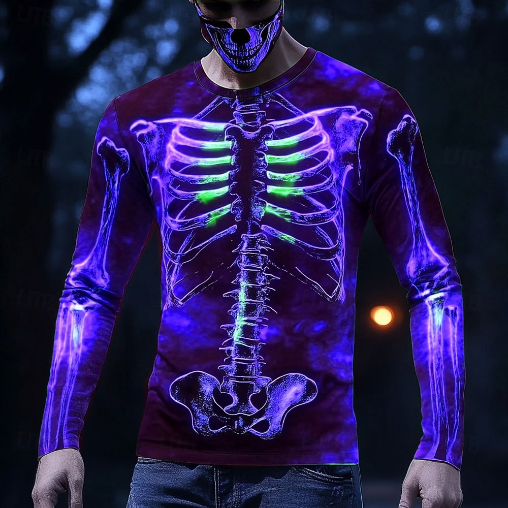 Men Glowing X-Ray Skeleton 3D  - 3D Printing X Ray recension och pris
