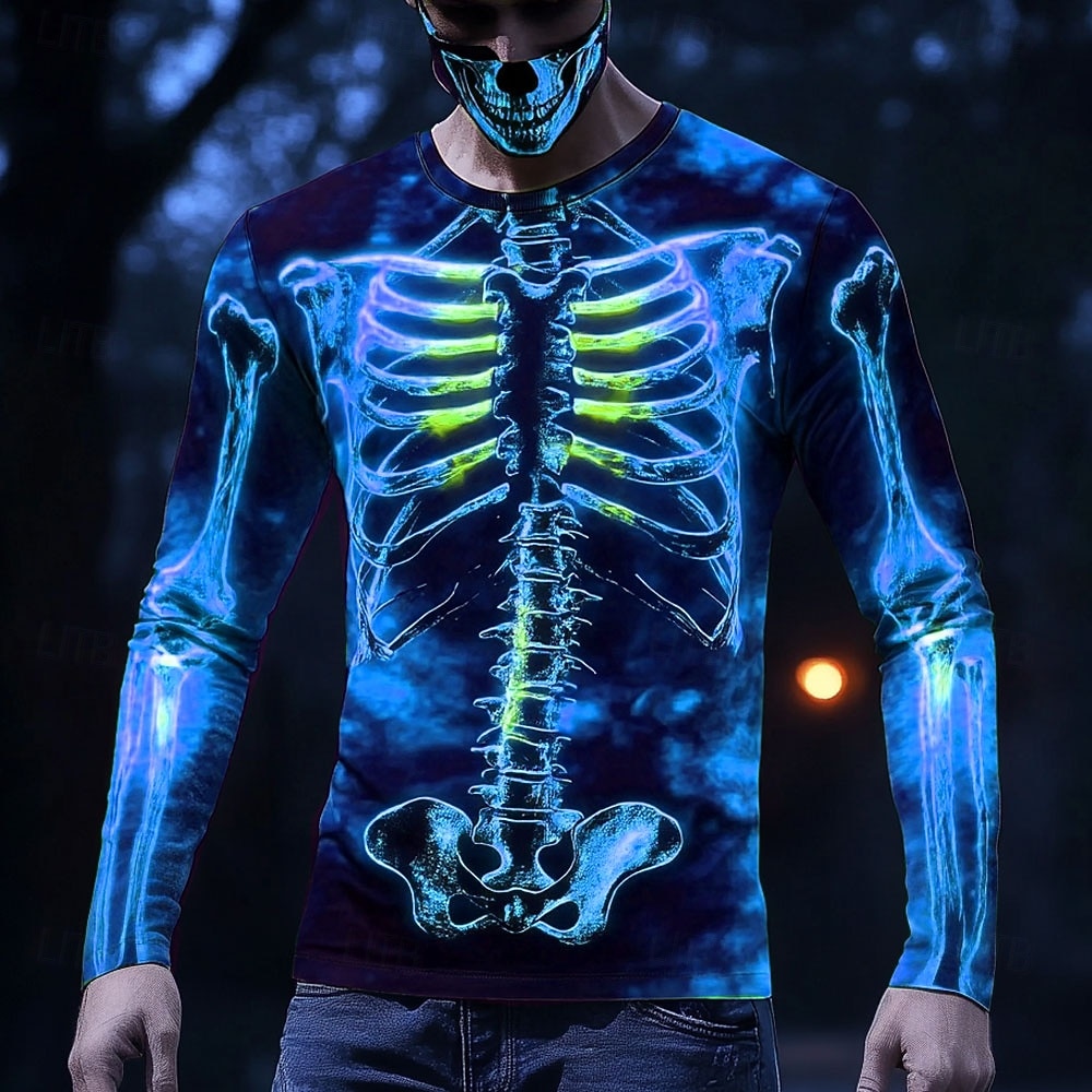 Men Glowing X-Ray Skeleton 3D  - 3D Printing X Ray recension och pris