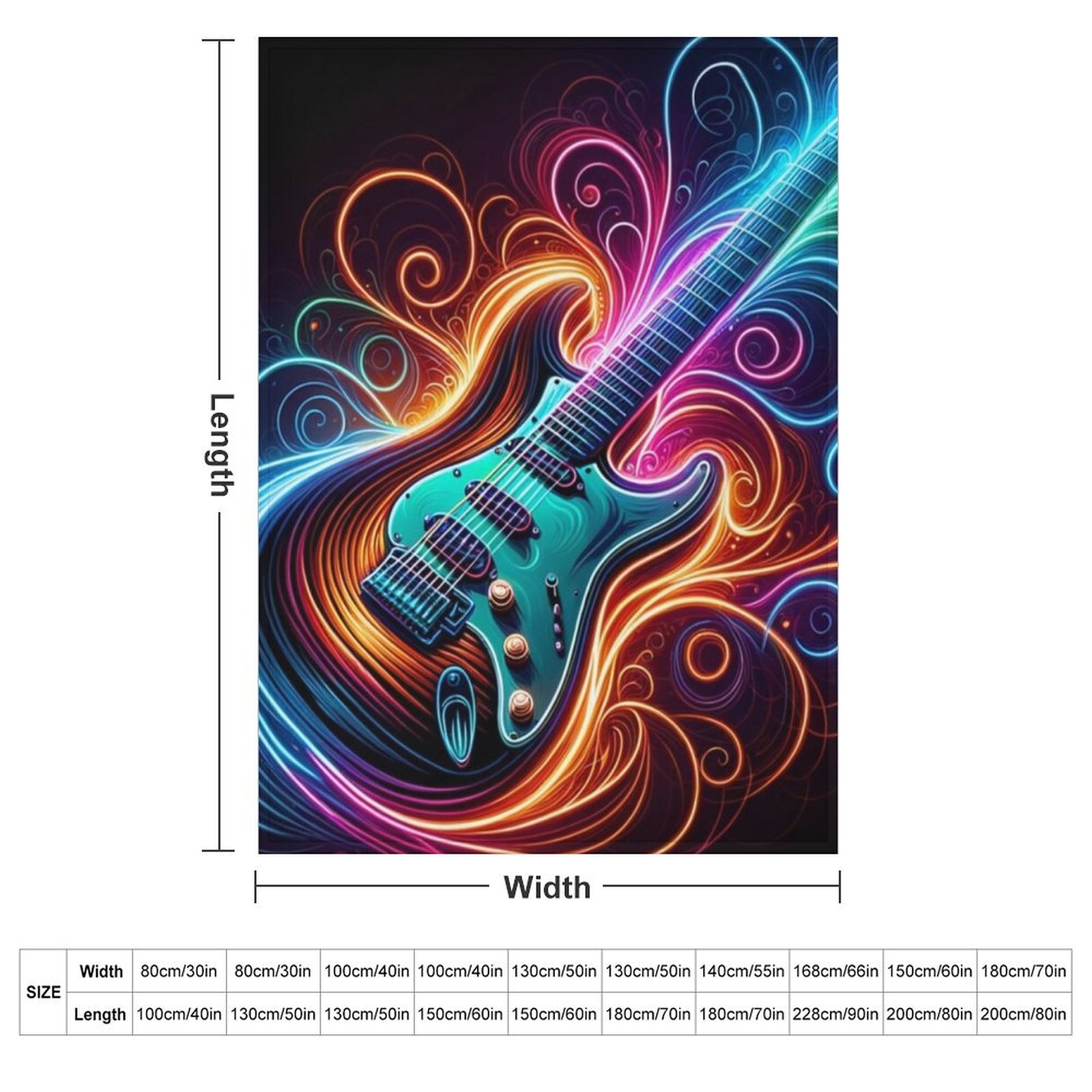 Neon Groove - Electric Guitar  - 3D Printing Guitar recension och pris